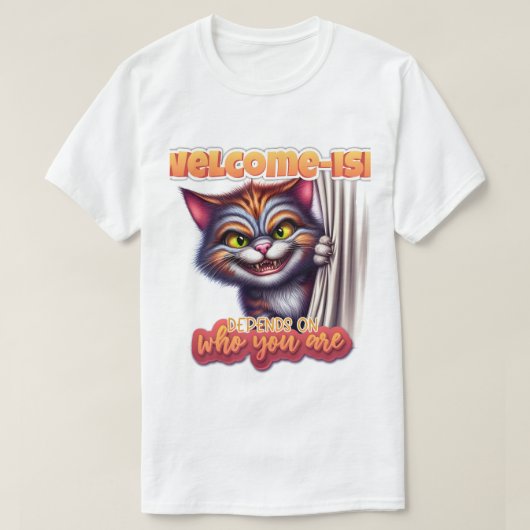 Funny Sarcastic quote Cat Sublimation design  T-Shirt (Design vorne)