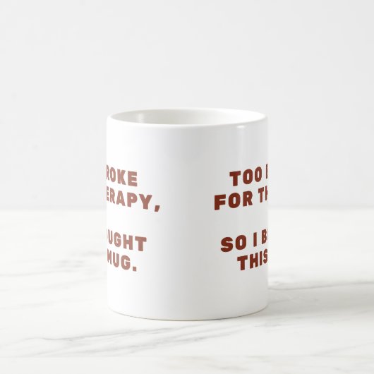 Funny Sarcastic Quote Coffee Cup Geschenk - Klassi Kaffeetasse (Mittel)