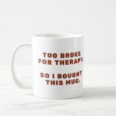 Funny Sarcastic Quote Coffee Cup Geschenk - Klassi Kaffeetasse (Links)