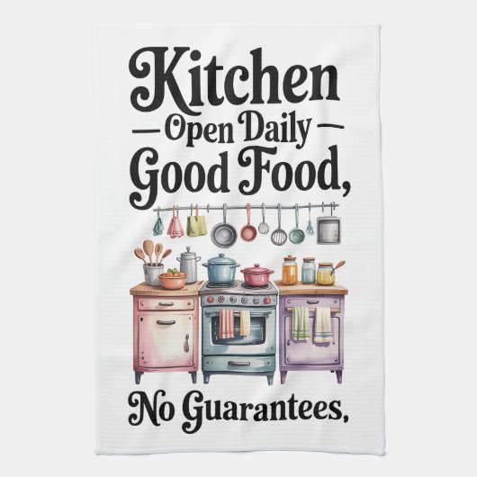 Funny Sarcastic Quote Kitchen Towel Geschirrtuch (Vertikal)