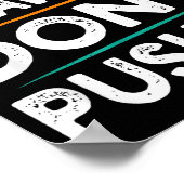 Funny Sarcastic Quote Saying Motivation I'm Here I Poster (Ecke)