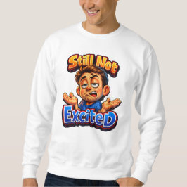 Funny Sarcastic Reaction Design – Dry Humor Style Sweatshirt