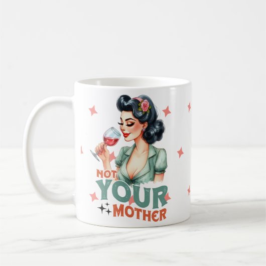 Funny Sarcastic Retro-Geschenk für Ehemann Kaffeetasse (Links)