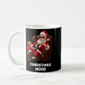 Funny Sarcastic Santa Smoking And Drinking “christ Kaffeetasse (Links)