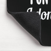 Funny Sarcastic Saying Fun Fact I Don't Care Gift Mousepad (Ecke)