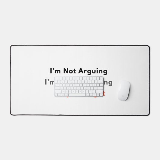 Funny Sarcastic Schreibtischunterlage (Tastatur & Maus)