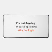 Funny Sarcastic Schreibtischunterlage (Vorderseite)