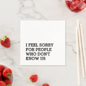 Funny Sarcastic Serviette (Beispiel)