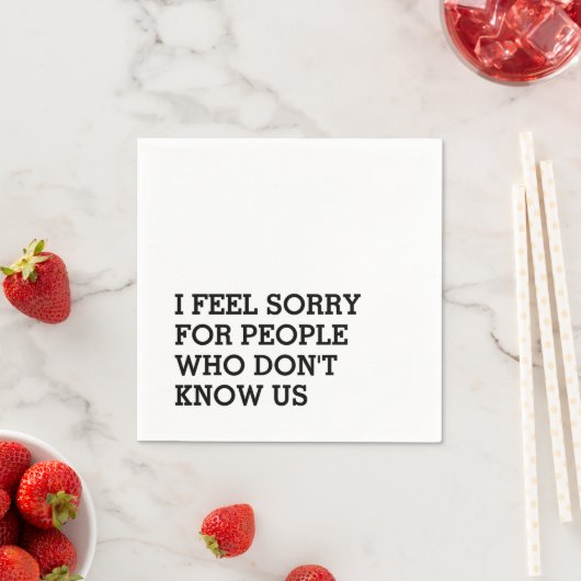 Funny Sarcastic Serviette (Beispiel)