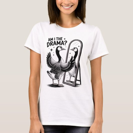 Funny Sarcastic Silly Goose T-Shirt (Vorderseite)