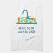 Funny, Sarcastic Sink Grea Dish Garden Geschirrtuch (Vertikal)