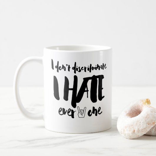 Funny Sarcastic Spaß Tee Kaffeetasse (Mit Donut)