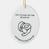 Funny Sarcastic Sports Ornament Gag Gift Decor (Rechts)