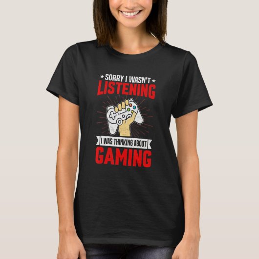 Funny Sarcastic Sprichwort, das ich über Gaming na T-Shirt (Vorderseite)