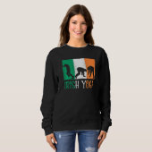 Funny Sarcastic St Patricks Day Sprichwort Lucky I Sweatshirt (Vorne ganz)