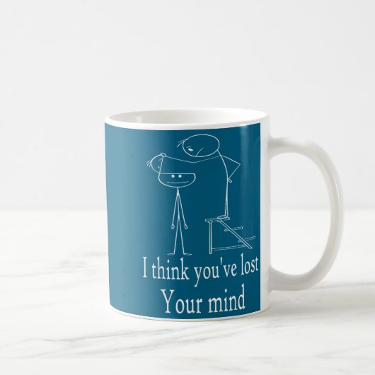 Funny Sarcastic Stick Man Designs, Funny Humor Sti Kaffeetasse (Rechts)