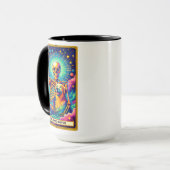 Funny/Sarcastic Tarot Card/The Dog Lover Tasse (Vorderseite Links)