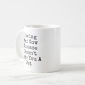 Funny Sarcastic Tasse für einen Tierarzt, Tiergesc (Vorderseite Links)