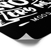 Funny Sarcastic Thou Shall Not Try Me Women Gift  Poster (Ecke)