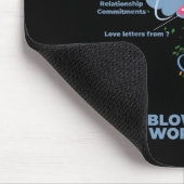 Funny Sarcastic Tornado Infografik Grafik Mousepad (Ecke)