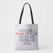 Funny Sarcastic Trendly Finding Me Well Town Bag Tasche (Vorderseite)