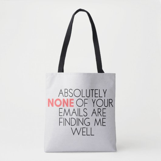 Funny Sarcastic Trendly Finding Me Well Town Bag Tasche (Vorderseite)