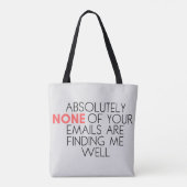 Funny Sarcastic Trendly Finding Me Well Town Bag Tasche (Rückseite)