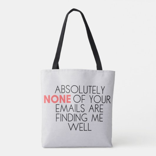 Funny Sarcastic Trendly Finding Me Well Town Bag Tasche (Rückseite)