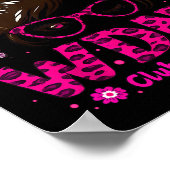 Funny Sarcastic We Do Not Care Club Proud Member O Poster (Ecke)