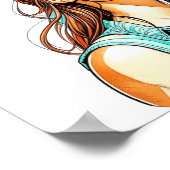 Funny Sarcastic Zitat | Du redest noch Poster (Ecke)