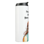 Funny Sarcastic Zitat | Du redest noch Thermosbecher (Nach links gedreht)