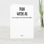 Funny Sarcastic Zitat | Hübsche Lady in Sonnenbril Karte (Rückseite)