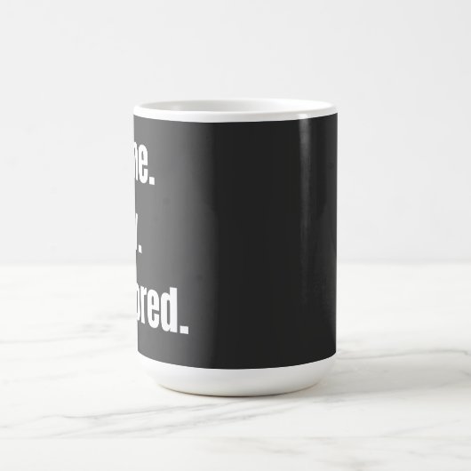 Funny Sarcastic Zitat, kam ich sah ich Ignored Mem Kaffeetasse (Mittel)