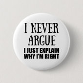 Funny sarcastic Zitate Erwachsenen Humor Sarkasmus Button (Vorderseite)