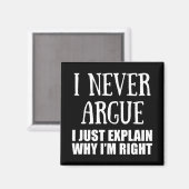 Funny sarcastic Zitate Erwachsenen Humor Sarkasmus Magnet (Vorderseite/Rückseite)