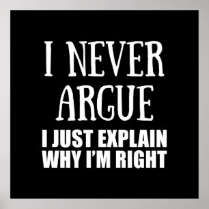 Funny sarcastic Zitate Erwachsenen Humor Sarkasmus Poster