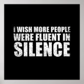 Funny sarcastic Zitate Erwachsenen Humor Sarkasmus Poster (Vorne)