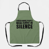 Funny sarcastic Zitate Erwachsenen Humor Sarkasmus Schürze (Vorderseite)