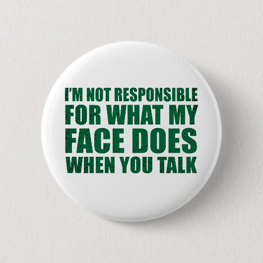 Funny sarcastic Zitate Spaß sarcasm introvertierte Button (Vorderseite)