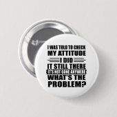 Funny sarcastic Zitate Spaß sarcasm introvertierte Button (Vorne & Hinten)