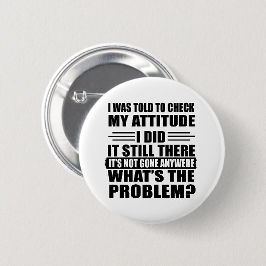 Funny sarcastic Zitate Spaß sarcasm introvertierte Button (Vorne & Hinten)