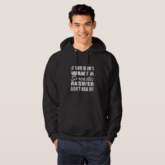Funny sarcastic Zitate Spaß sarcasm introvertierte Hoodie (Vorne ganz)