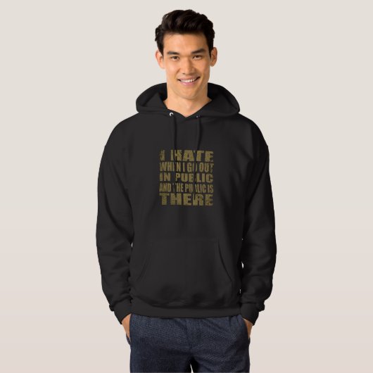 Funny sarcastic Zitate Spaß sarcasm introvertierte Hoodie (Vorne ganz)