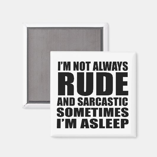 Funny sarcastic Zitate Spaß sarcasm introvertierte Magnet (Vorderseite/Rückseite)