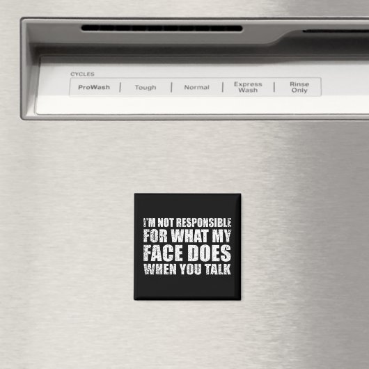 Funny sarcastic Zitate Spaß sarcasm introvertierte Magnet (In Situ (Geschirrspüler))