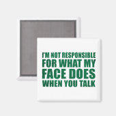 Funny sarcastic Zitate Spaß sarcasm introvertierte Magnet (Vorderseite/Rückseite)