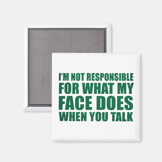 Funny sarcastic Zitate Spaß sarcasm introvertierte Magnet (Vorderseite/Rückseite)