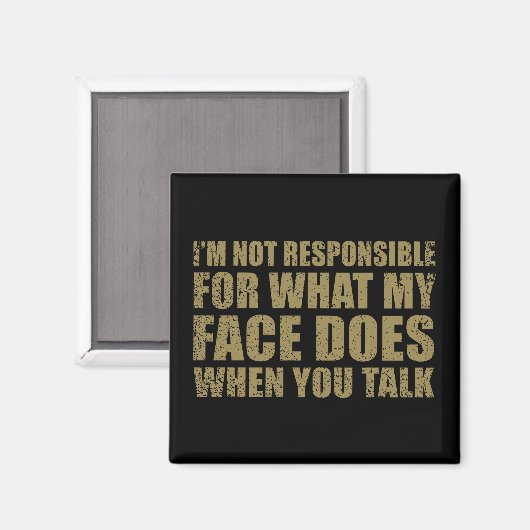 Funny sarcastic Zitate Spaß sarcasm introvertierte Magnet (Vorderseite/Rückseite)