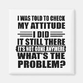 Funny sarcastic Zitate Spaß sarcasm introvertierte Magnet (Vorne)