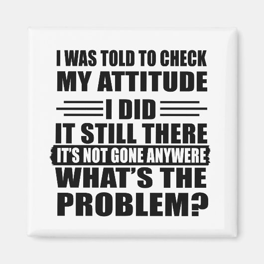 Funny sarcastic Zitate Spaß sarcasm introvertierte Magnet (Vorne)